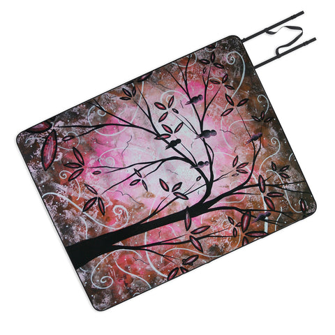 Madart Inc. Cherry Blossoms Picnic Blanket
