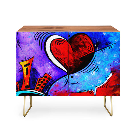 Madart Inc. City In Motion Credenza