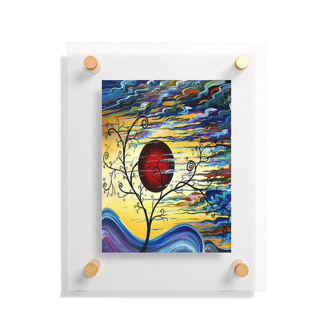 Madart Inc. Curling With Delight Floating Acrylic Print