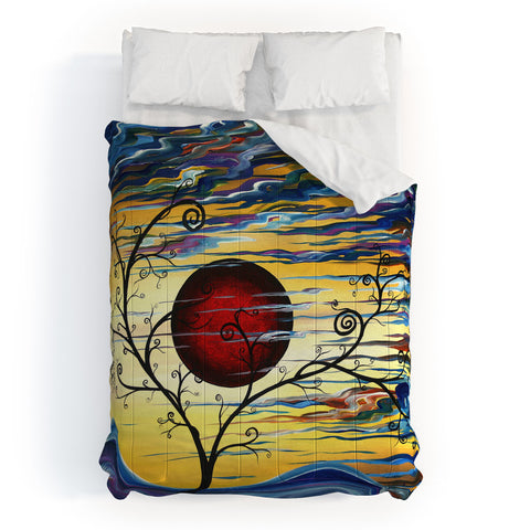 Madart Inc. Curling With Delight Comforter