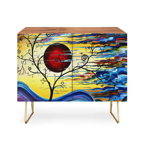 Madart Inc. Curling With Delight Credenza