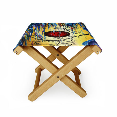 Madart Inc. Curling With Delight Folding Stool