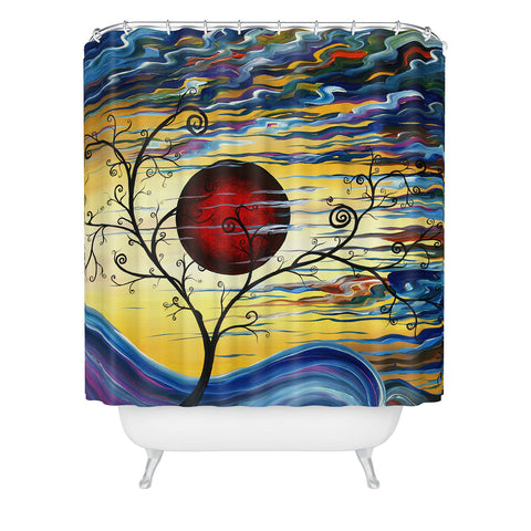 Madart Inc. Curling With Delight Shower Curtain