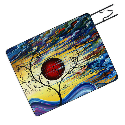 Madart Inc. Curling With Delight Picnic Blanket