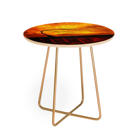 Madart Inc. Depths Of The Soul Round Side Table
