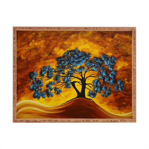 Madart Inc. Dreaming In Color Rectangular Tray