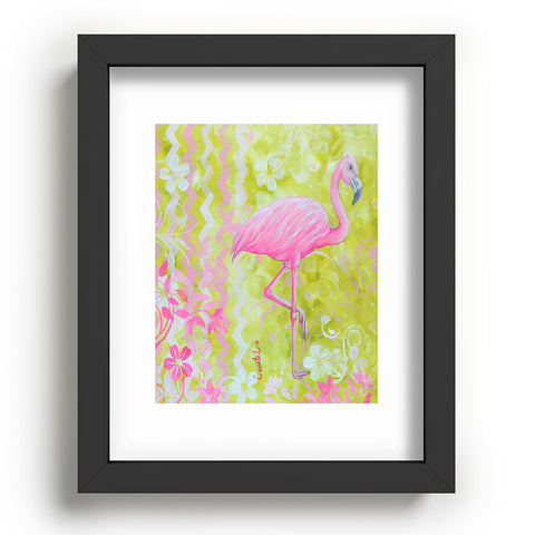 Madart Inc. Flamingo Dance Recessed Framing Rectangle