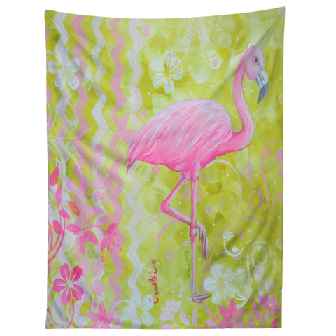 Madart Inc. Flamingo Dance Tapestry