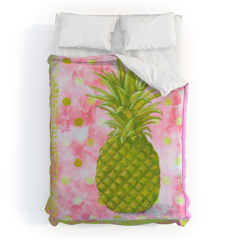 Madart Inc. Fresh Pineapple Duvet Cover