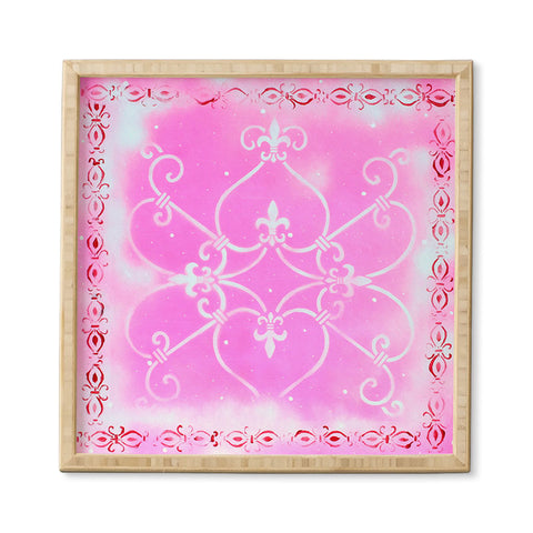 Madart Inc. Garden Delight Pink Fantasy Framed Wall Art