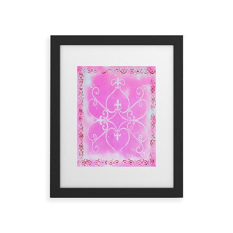 Madart Inc. Garden Delight Pink Fantasy Framed Art Print
