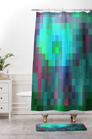 Madart Inc. Glorious Colors 2 Shower Curtain And Mat