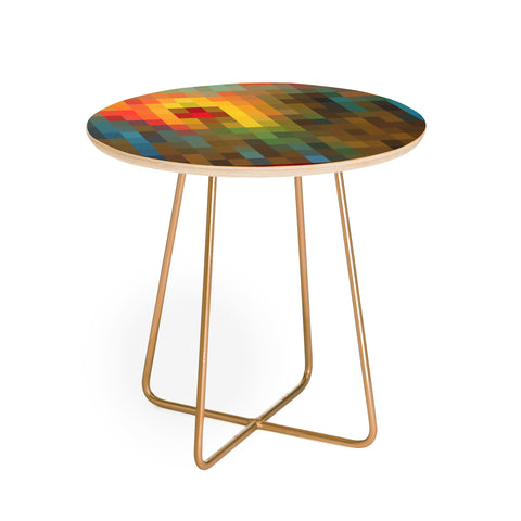 Madart Inc. Glorious Colors Round Side Table