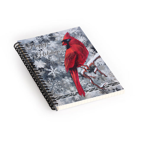 Madart Inc. Happy Holidays Design Spiral Notebook
