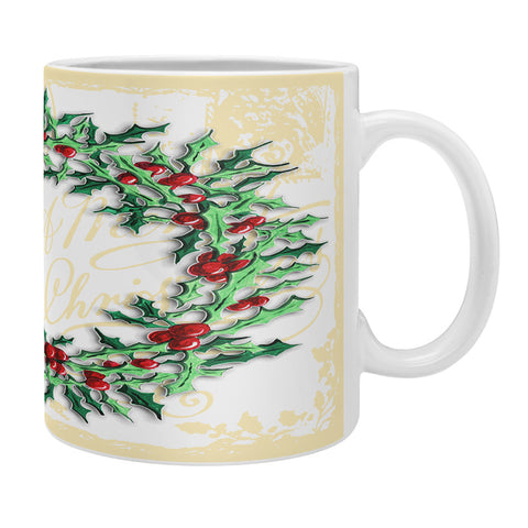 Madart Inc. Holly Wreath Coffee Mug