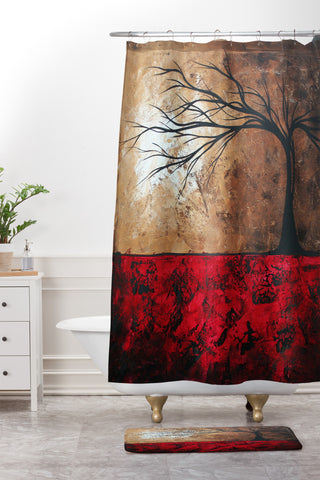 Madart Inc. Lost In The Forest Shower Curtain And Mat