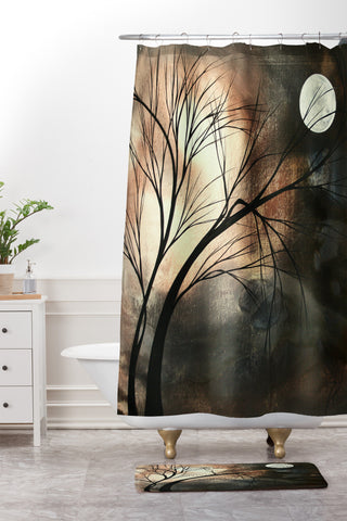 Madart Inc. Lost Moon Shower Curtain And Mat