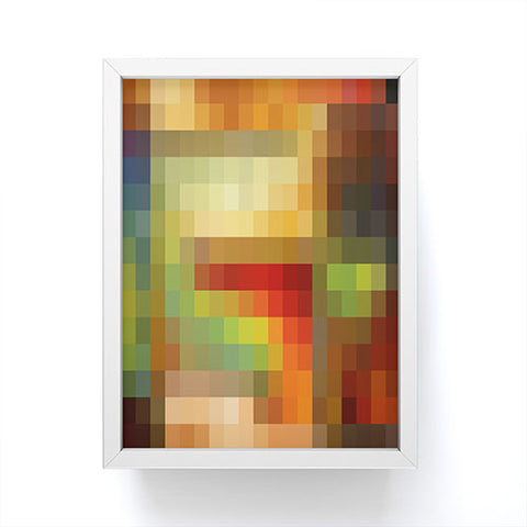 Madart Inc. Maze of Colors Framed Mini Art Print