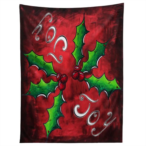 Madart Inc. Mistletoe Joy Tapestry