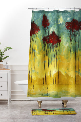 Madart Inc. On The Pond 1 Shower Curtain And Mat