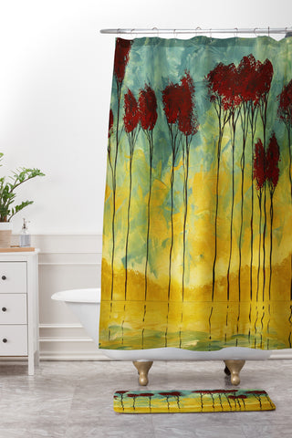 Madart Inc. On The Pond 2 Shower Curtain And Mat