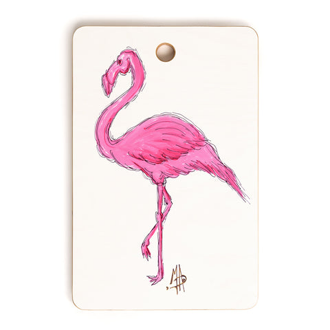 Madart Inc. Pinkest Flamingo Cutting Board Rectangle