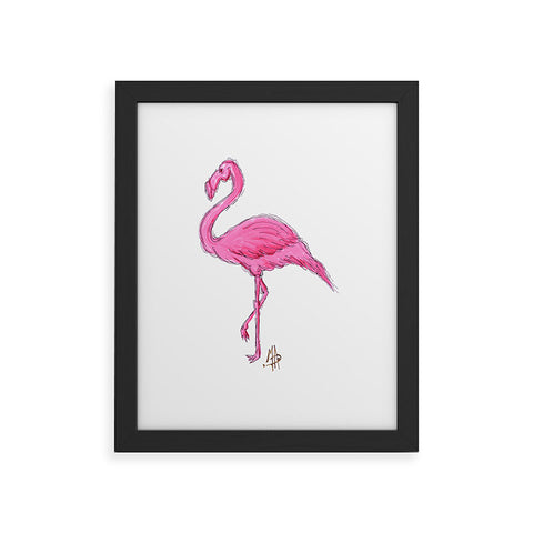 Madart Inc. Pinkest Flamingo Framed Art Print