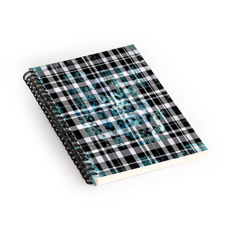 Madart Inc. Plaid Modern Design Mysterious Spiral Notebook