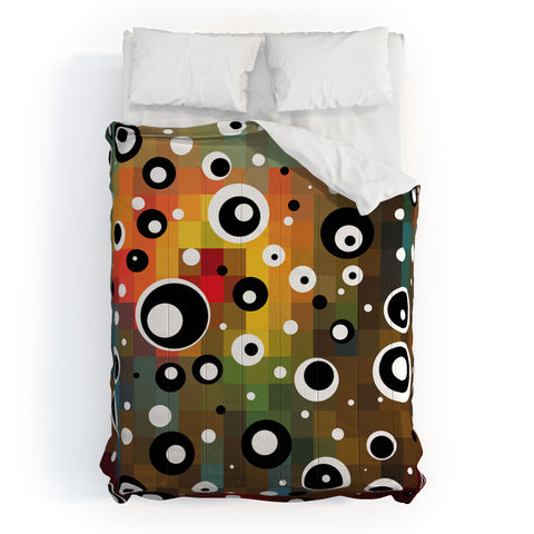 Madart Inc. Polka Dots Glorious Colors Comforter