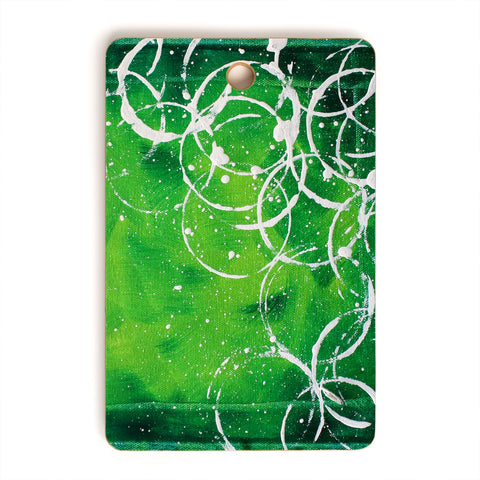 Madart Inc. Richness Of Color Green Cutting Board Rectangle