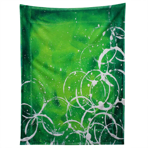 Madart Inc. Richness Of Color Green Tapestry