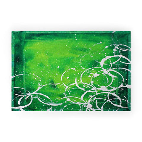 Madart Inc. Richness Of Color Green Welcome Mat