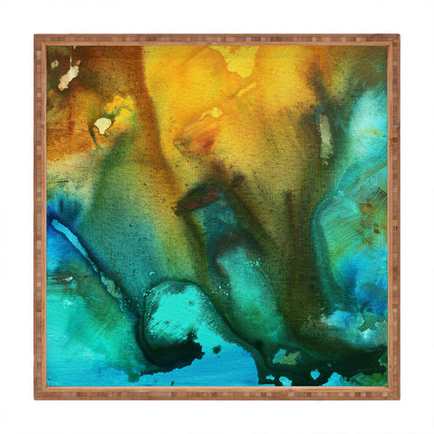Madart Inc. River Of Rust 3 Square Tray