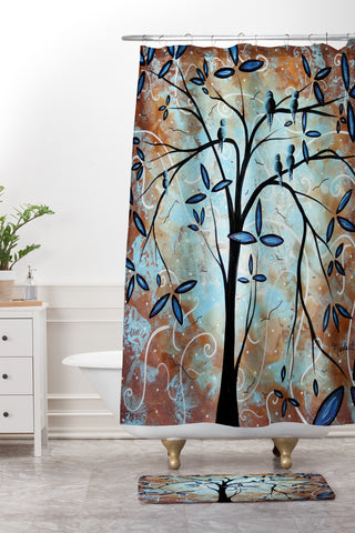 Madart Inc. Scenes From A Dream Shower Curtain And Mat