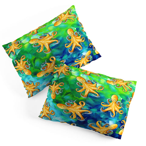 Madart Inc. Sea of Whimsy Octopus Pattern Pillow Shams