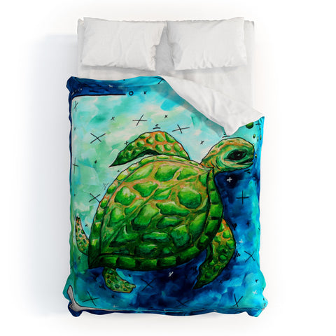 Madart Inc. Sea of Whimsy Sea Turtle Duvet Cover