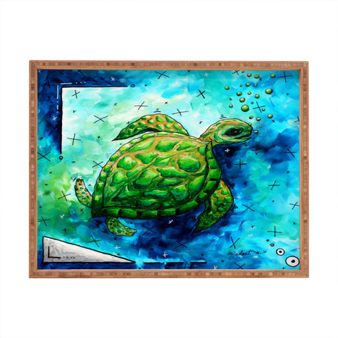 Madart Inc. Sea of Whimsy Sea Turtle Rectangular Tray