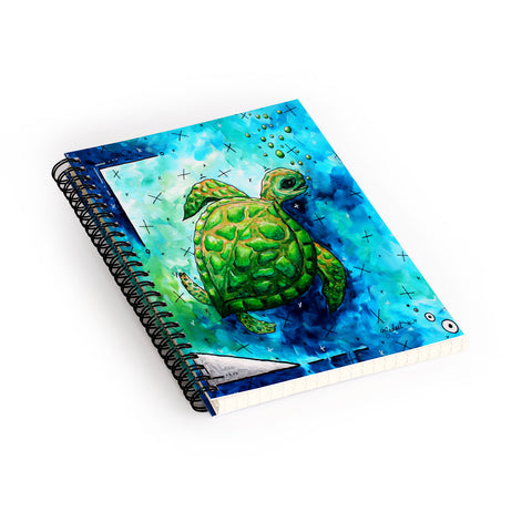 Madart Inc. Sea of Whimsy Sea Turtle Spiral Notebook