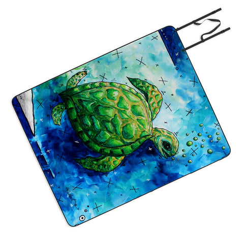 Madart Inc. Sea of Whimsy Sea Turtle Picnic Blanket