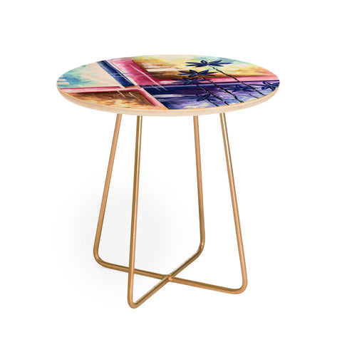 Madart Inc. Spring Fever II Round Side Table