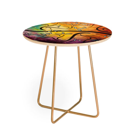 Madart Inc. Sweet Blossom Round Side Table