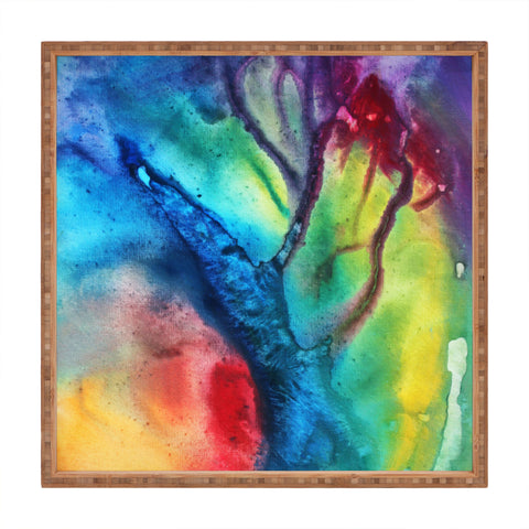 Madart Inc. The Beauty Of Color 3 Square Tray