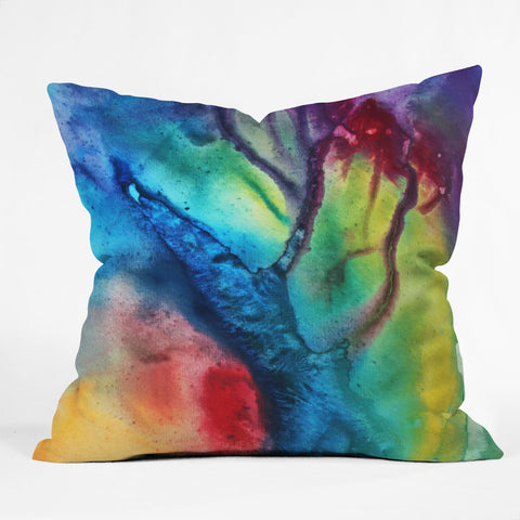 Madart Inc. The Beauty Of Color 3 Throw Pillow