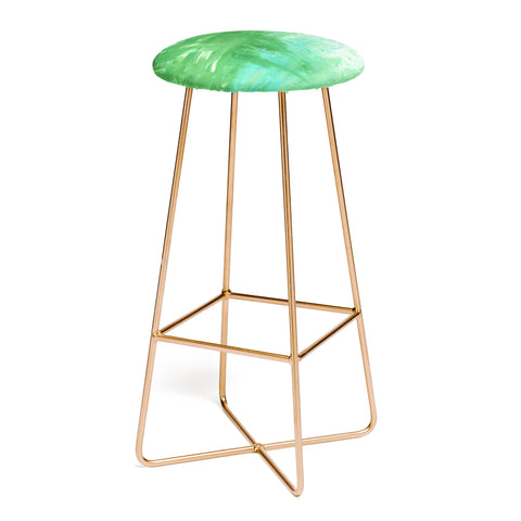 Madart Inc. The Fire Within Minty Bar Stool