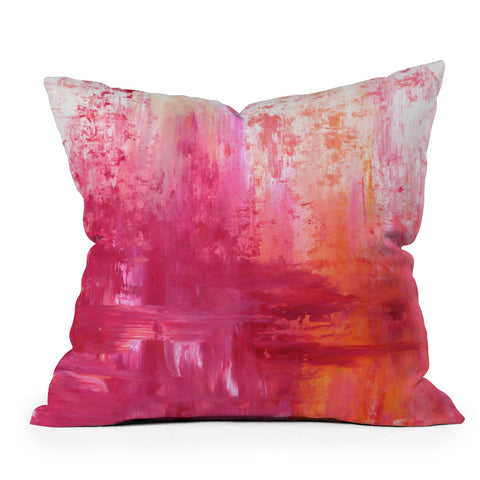 Madart Inc. The Fire Within Throw Pillow