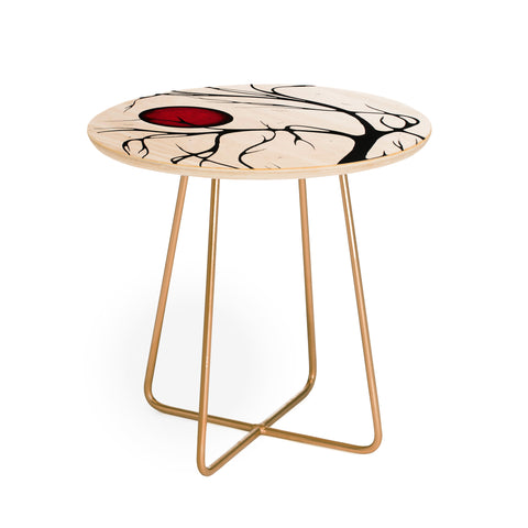 Madart Inc. Together As One Round Side Table