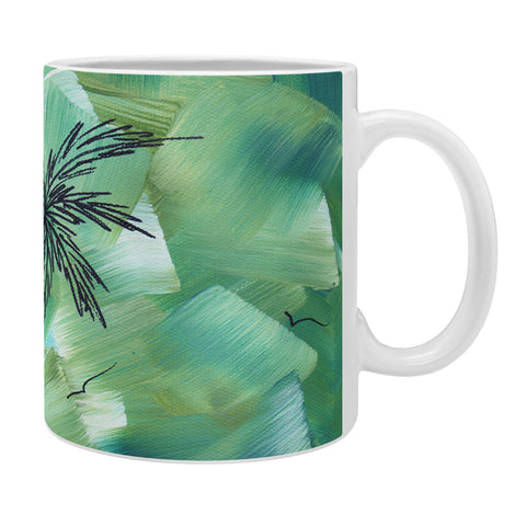 Madart Inc. Tropical Dance Palms Coffee Mug