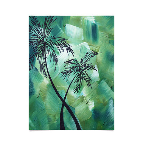 Madart Inc. Tropical Dance Palms Poster
