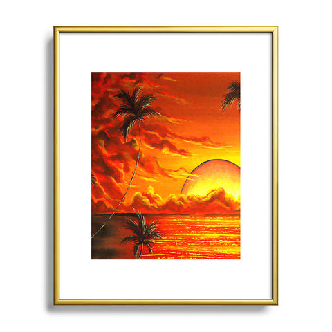Madart Inc. Tropical Energy Metal Framed Art Print