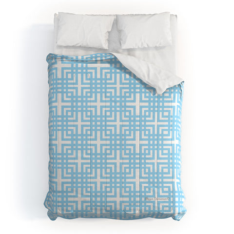 Madart Inc. Tropical Fusion 12 Blue Pattern Comforter